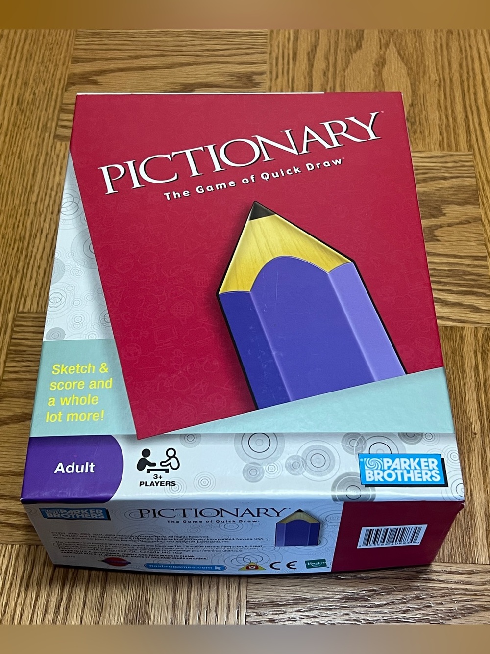 Pictionary The Game of Quick Draw Adult Version